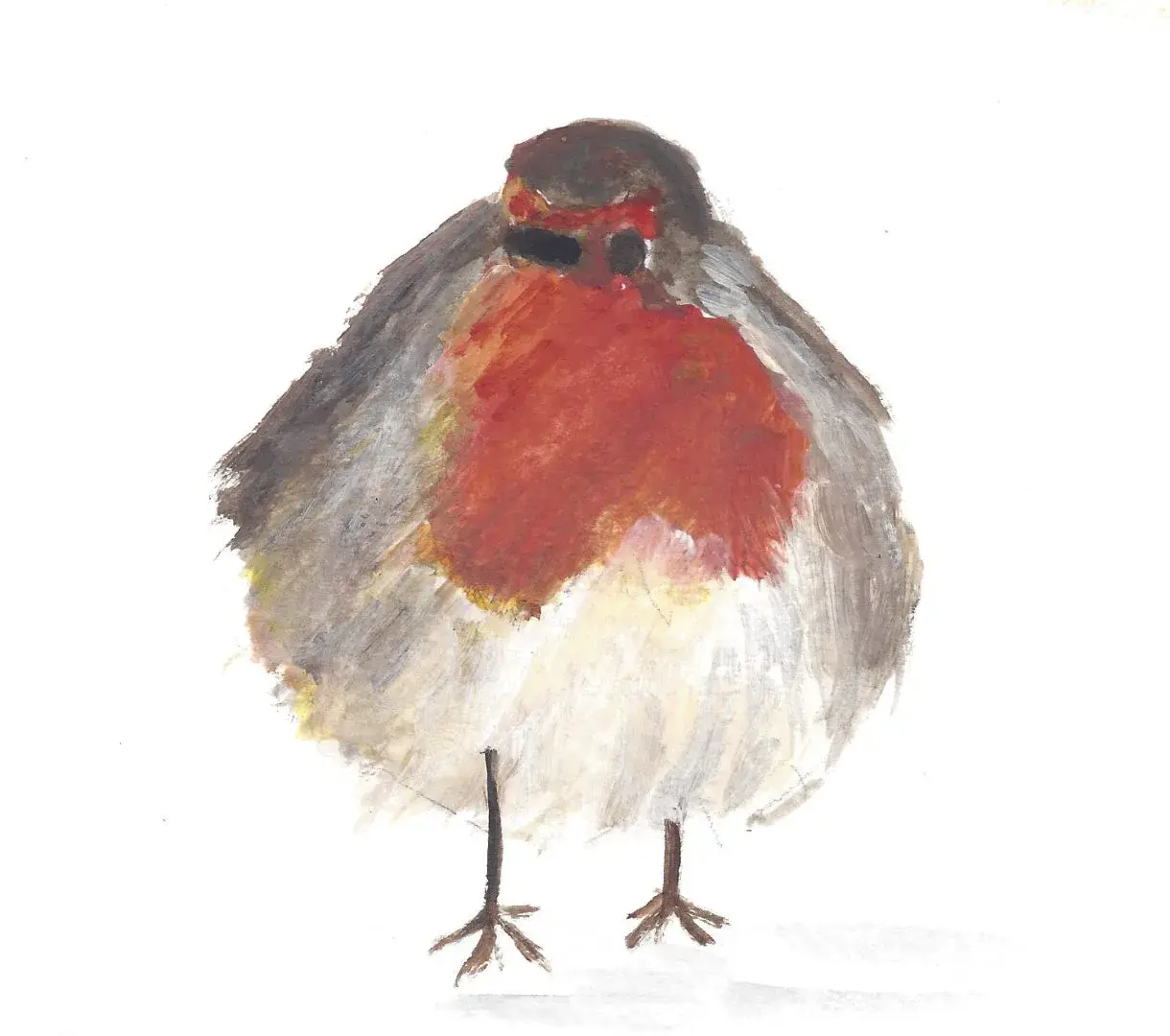 FSH Christmas card Robin